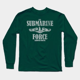 U.S. Submarine Force (distressed) Long Sleeve T-Shirt